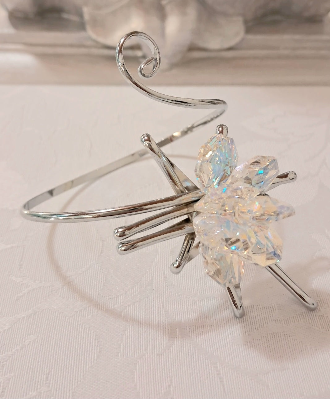 Bracciale ciuffo aurora boreale in acciaio